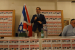 Tobias Ellwood MP speaking to Jewish community